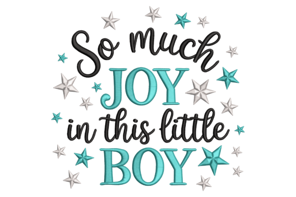 Baby Boy Quote: A Charming Embroidery Pick for Baby Projects