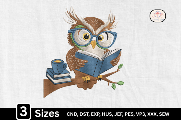 Cute Owl Reading Book: A Cozy Touch for Boutique Apparel