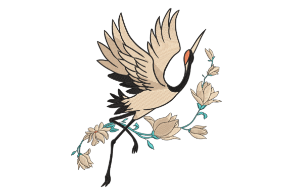 Elegant Crane Embroidery Review
