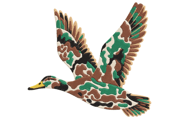 Flight Duck: A Seasonal Embroidery Gem for Holiday Crafts