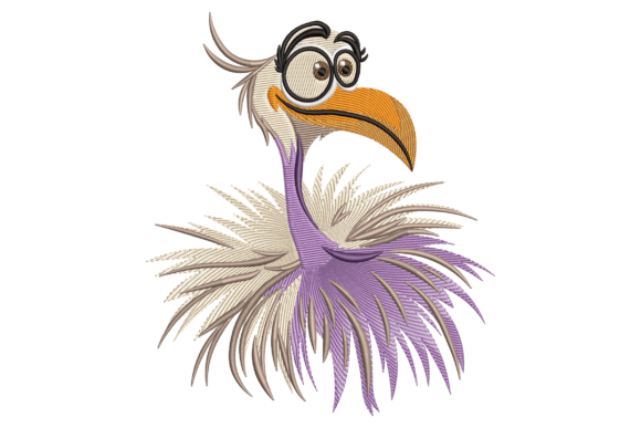 Funny Cartoon Bird: A Playful Touch for Craft Fair Favorites