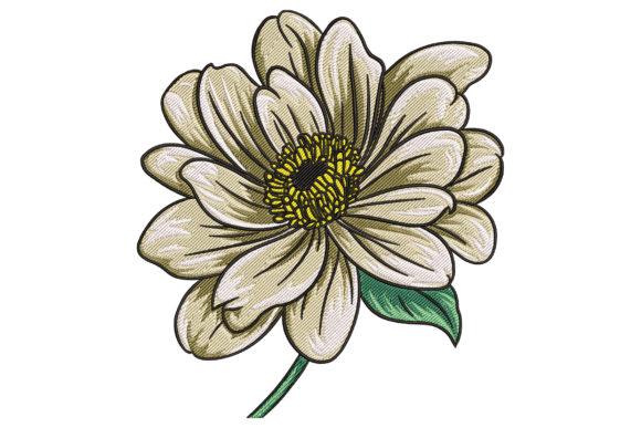 Gerbera Daisy Flower Embroidery Review