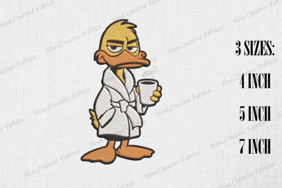 Grumpy Duck in Bathrobe: A Designer’s Real-World Embroidery Review