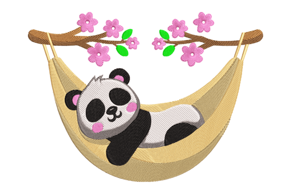 h1>Relaxed Panda: A Quirky Charm for Embroidery Projects