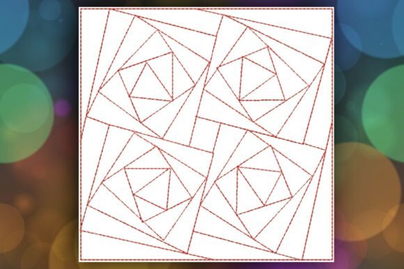 Quilt Block 15 – Three Sizes Review for Apparel Embroidery