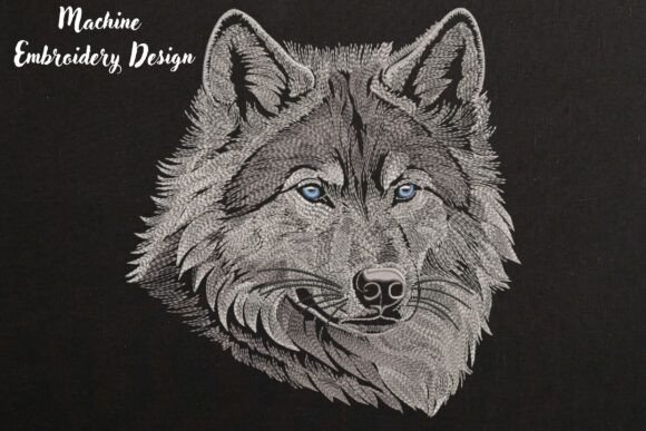 Realistic Wolf Face