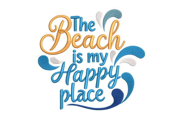 The Beach Is My Happy Place – Coastal Embroidery Review